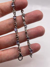 Load image into Gallery viewer, Silver tanzanite bracelet
