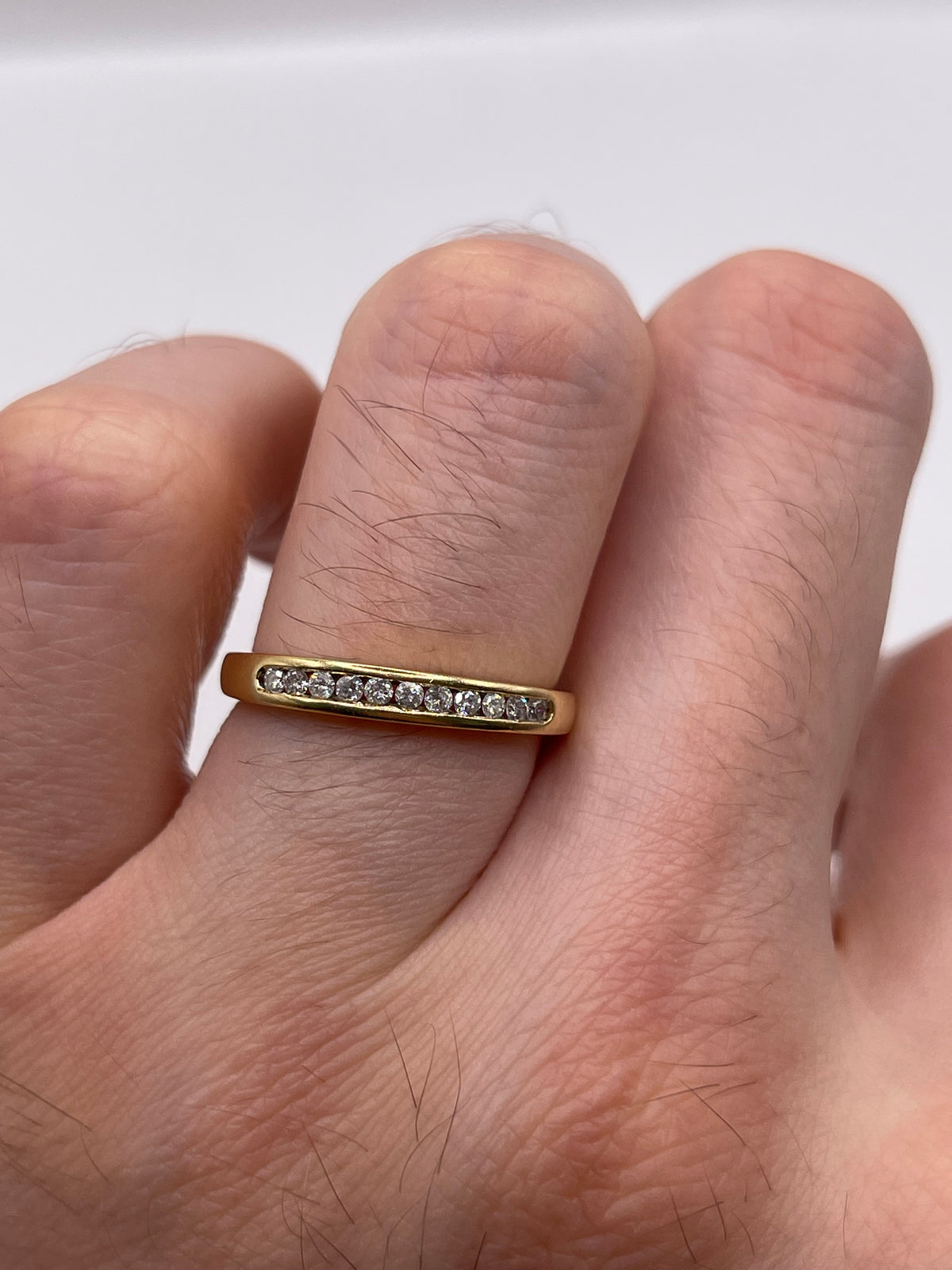 18ct gold diamond ring
