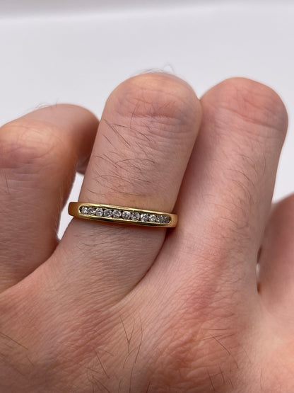 18ct gold diamond ring