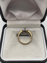 Load image into Gallery viewer, 9ct gold sapphire and diamond ring
