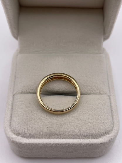 9ct gold sapphire and diamond ring