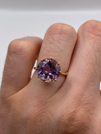 9ct gold ametrine ring