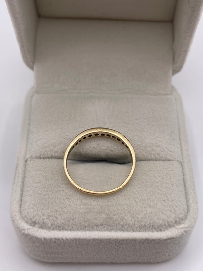 9ct gold diamond ring