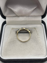 Load image into Gallery viewer, 9ct gold sapphire and diamond ring
