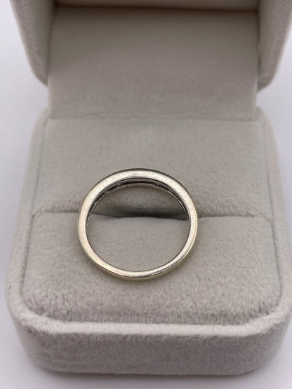 9ct white gold diamond ring
