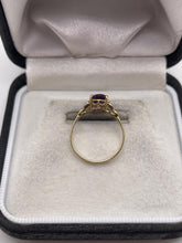 Load image into Gallery viewer, 9ct gold amethyst ring
