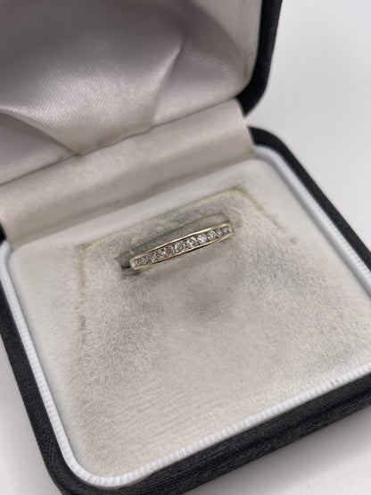 9ct gold 25 point diamond ring