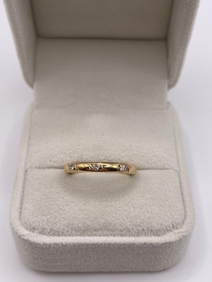 9ct gold diamond ring