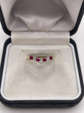 Load image into Gallery viewer, 18ct gold ruby and diamond ring
