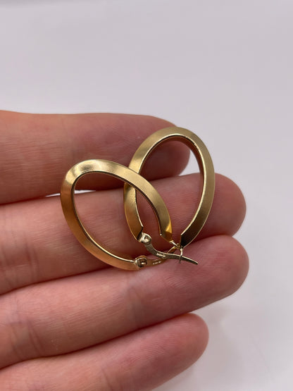 9ct gold Creole earrings