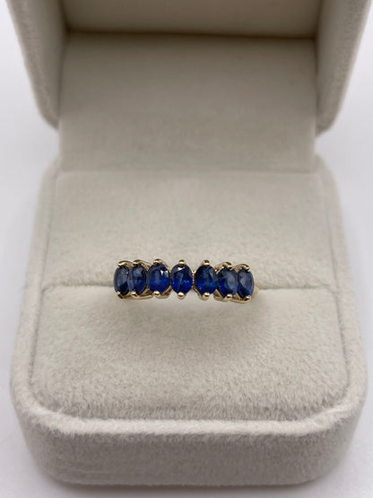 9ct gold sapphire ring