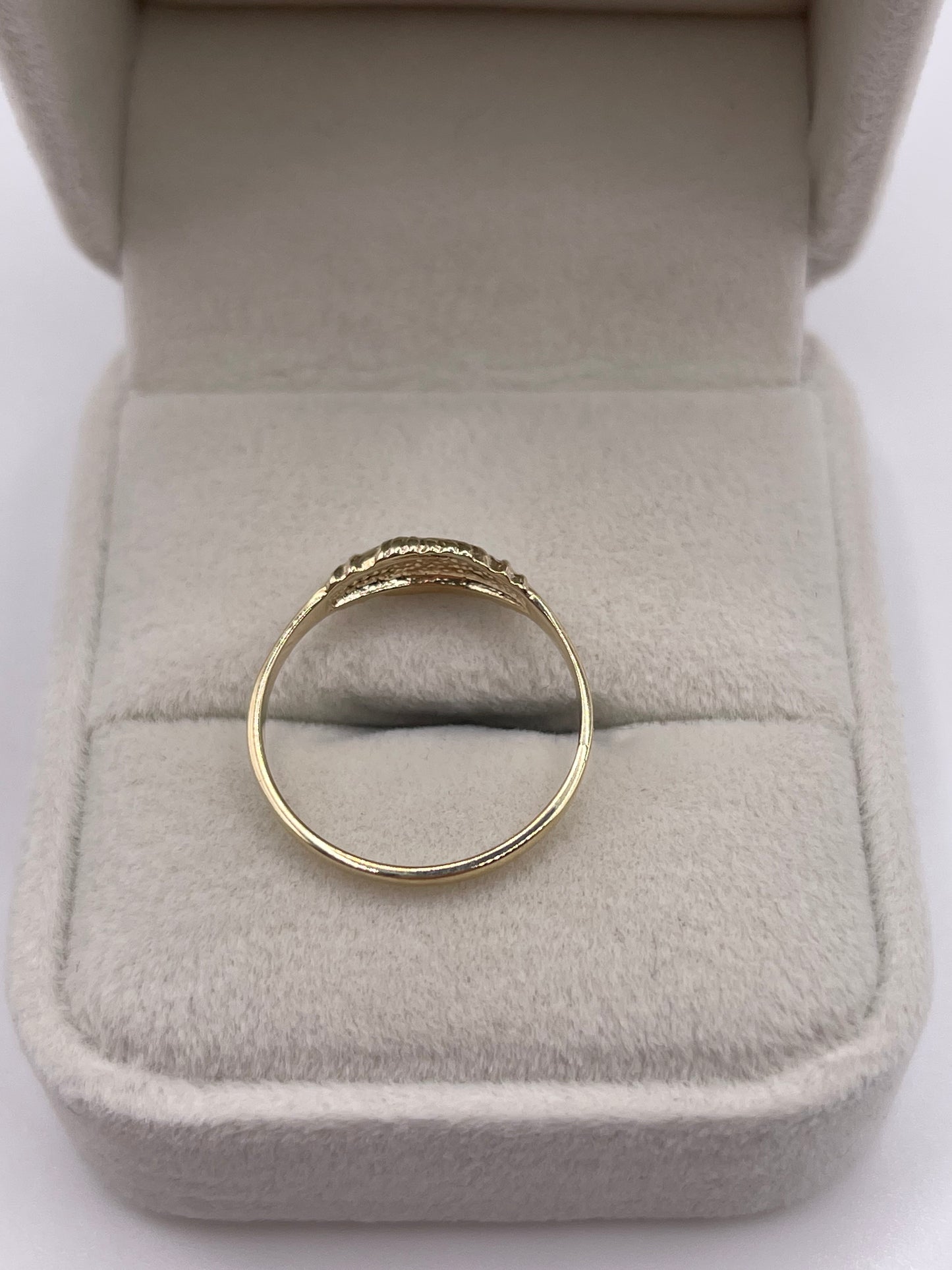 9ct gold Fede ring