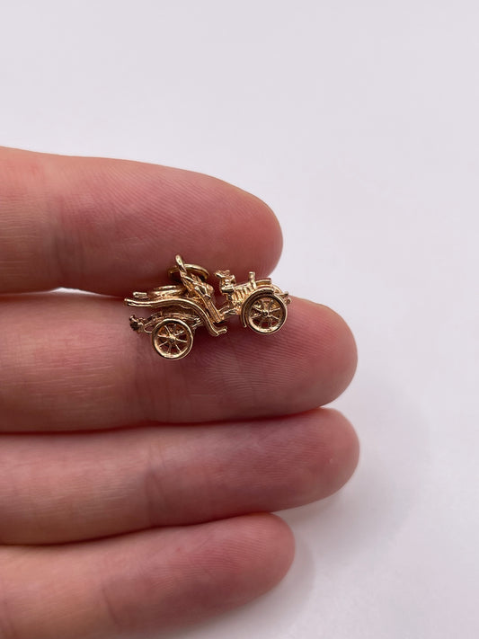 9ct gold car charm