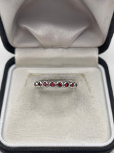 Load image into Gallery viewer, 9ct white gold quartz ring
