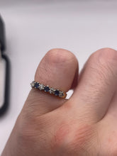 Load image into Gallery viewer, 18ct gold sapphire and diamond ring
