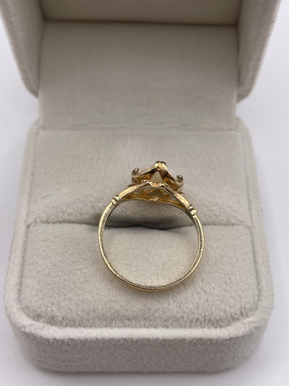 9ct gold opal ring