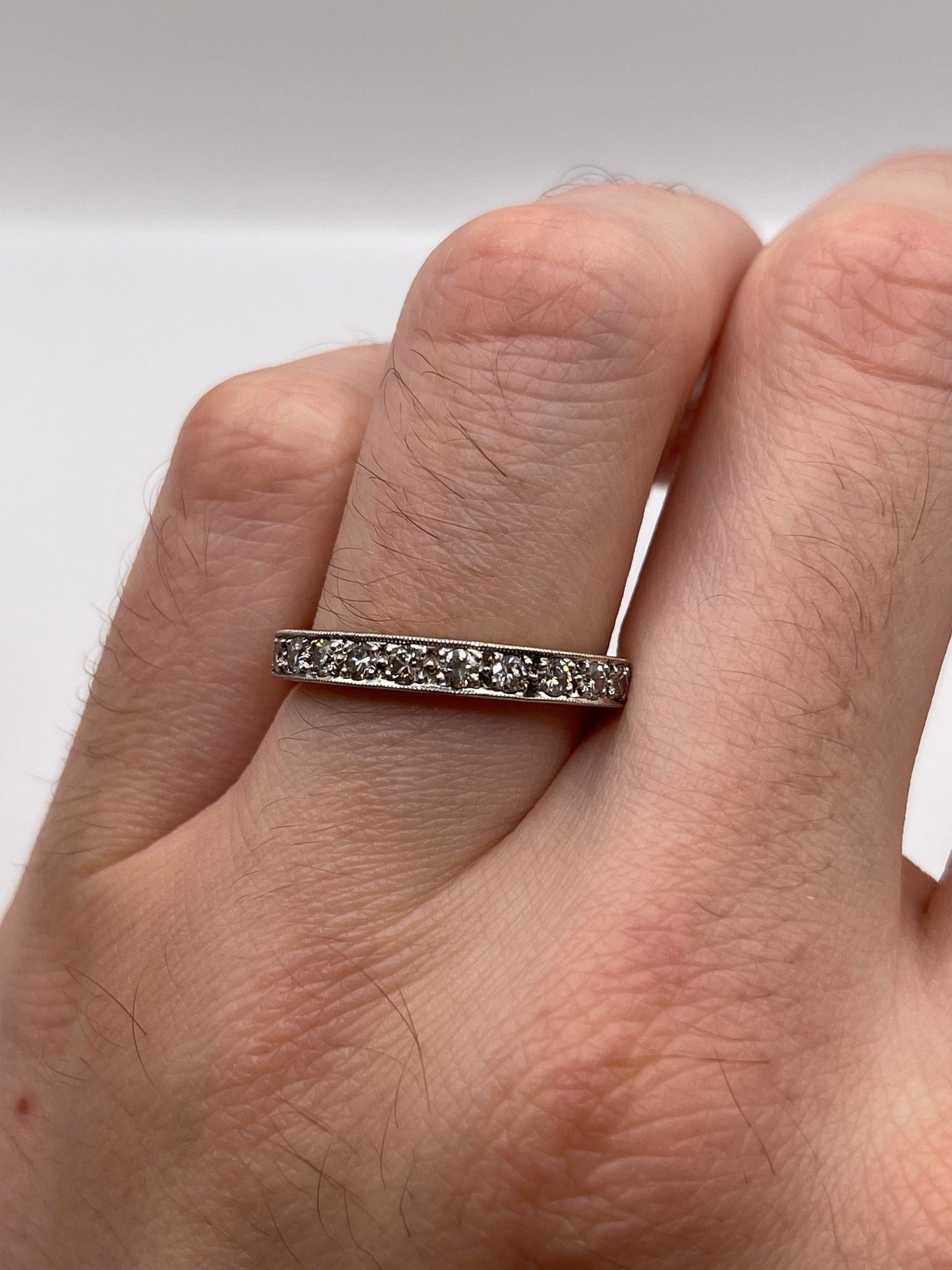 18ct gold platinum diamond ring