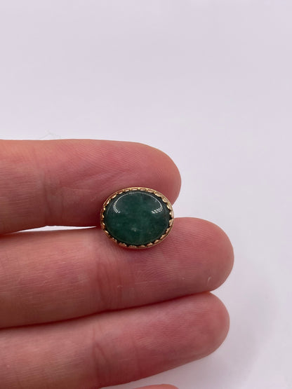 9ct gold gemstone fob pendant