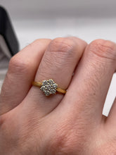 Load image into Gallery viewer, 18ct gold 50 point diamond ring
