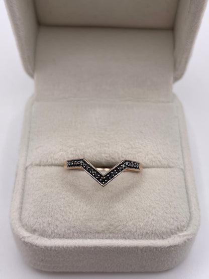 9ct rose gold spinel ring