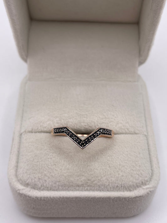 9ct rose gold spinel ring