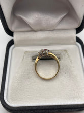 Load image into Gallery viewer, 9ct gold ruby and diamond ring
