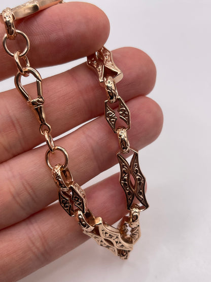9ct rose gold bracelet