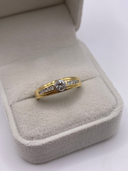 18ct gold diamond ring