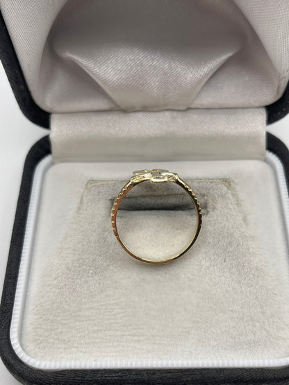 9ct gold ankh ring