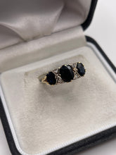 Load image into Gallery viewer, 18ct gold sapphire and diamond ring
