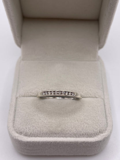 9ct white gold diamond ring