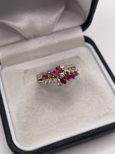 Load image into Gallery viewer, 18ct gold ruby and diamond ring
