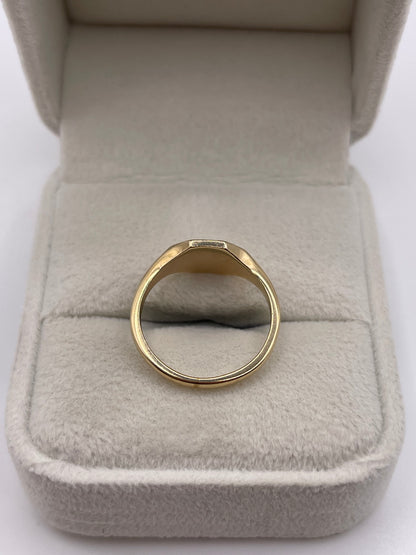 9ct gold signet ring