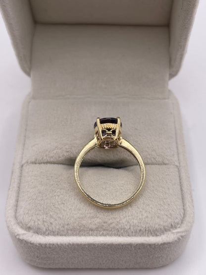 9ct gold iolite ring