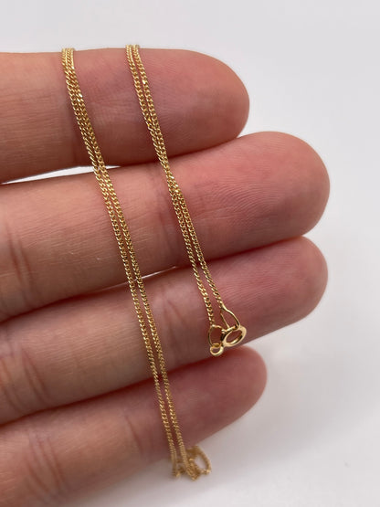 9ct gold chain 238