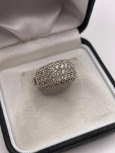 Load image into Gallery viewer, 9ct gold diamond cluster ring
