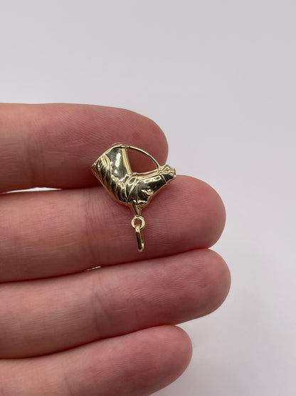 9ct gold horse charm