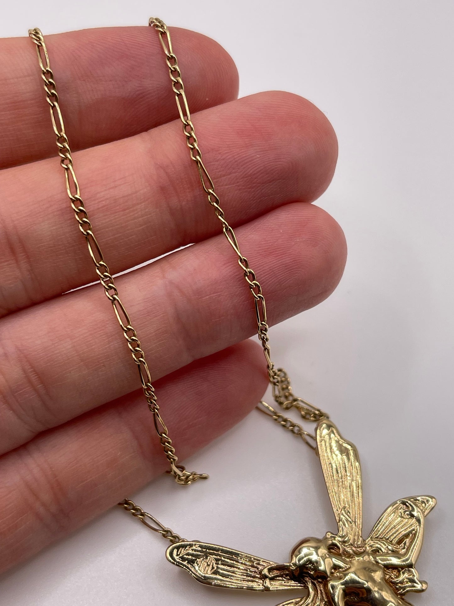 9ct gold fairy necklace