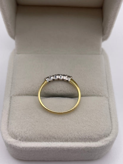 18ct gold diamond ring