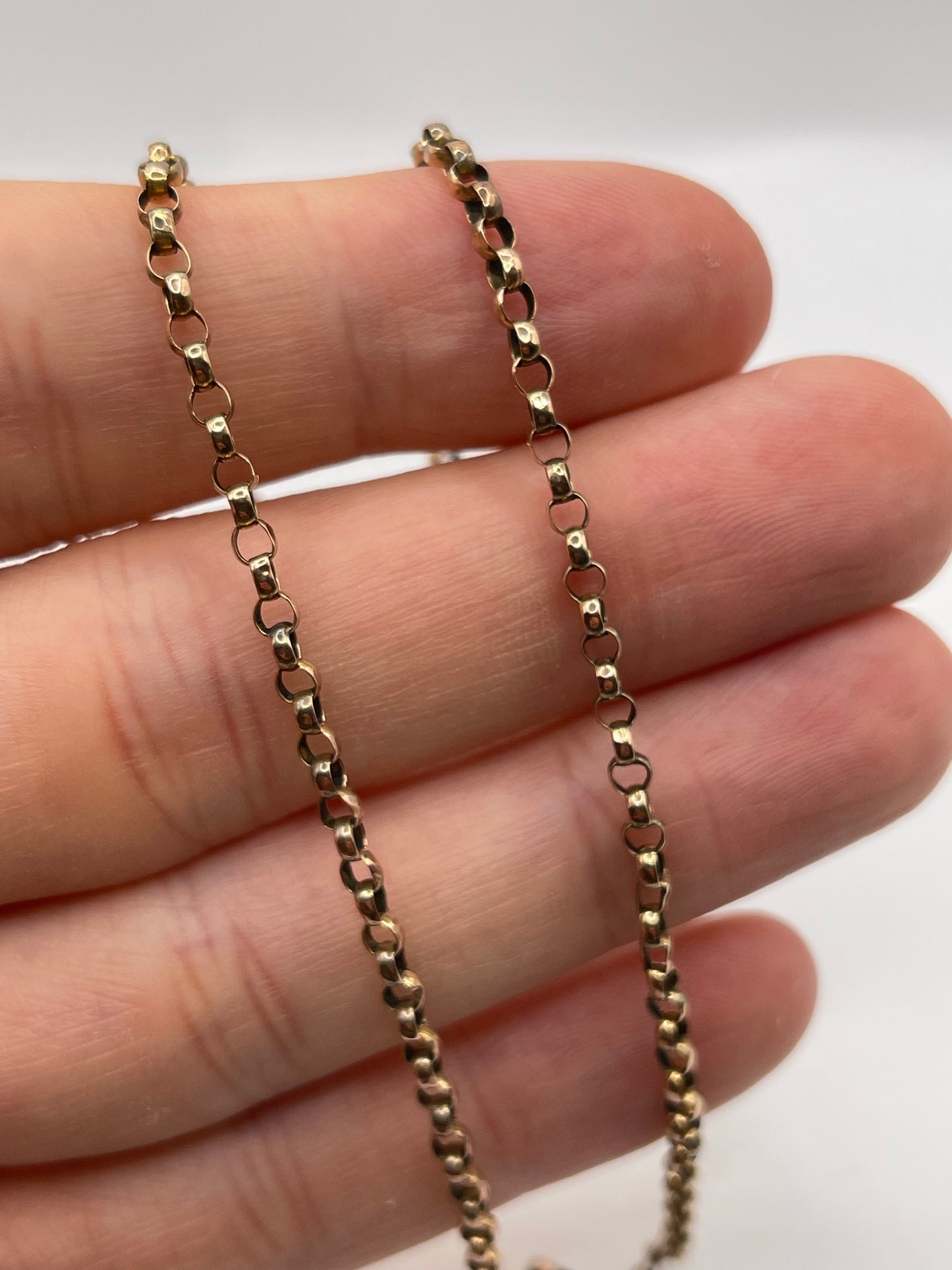 9ct rose gold chain 353