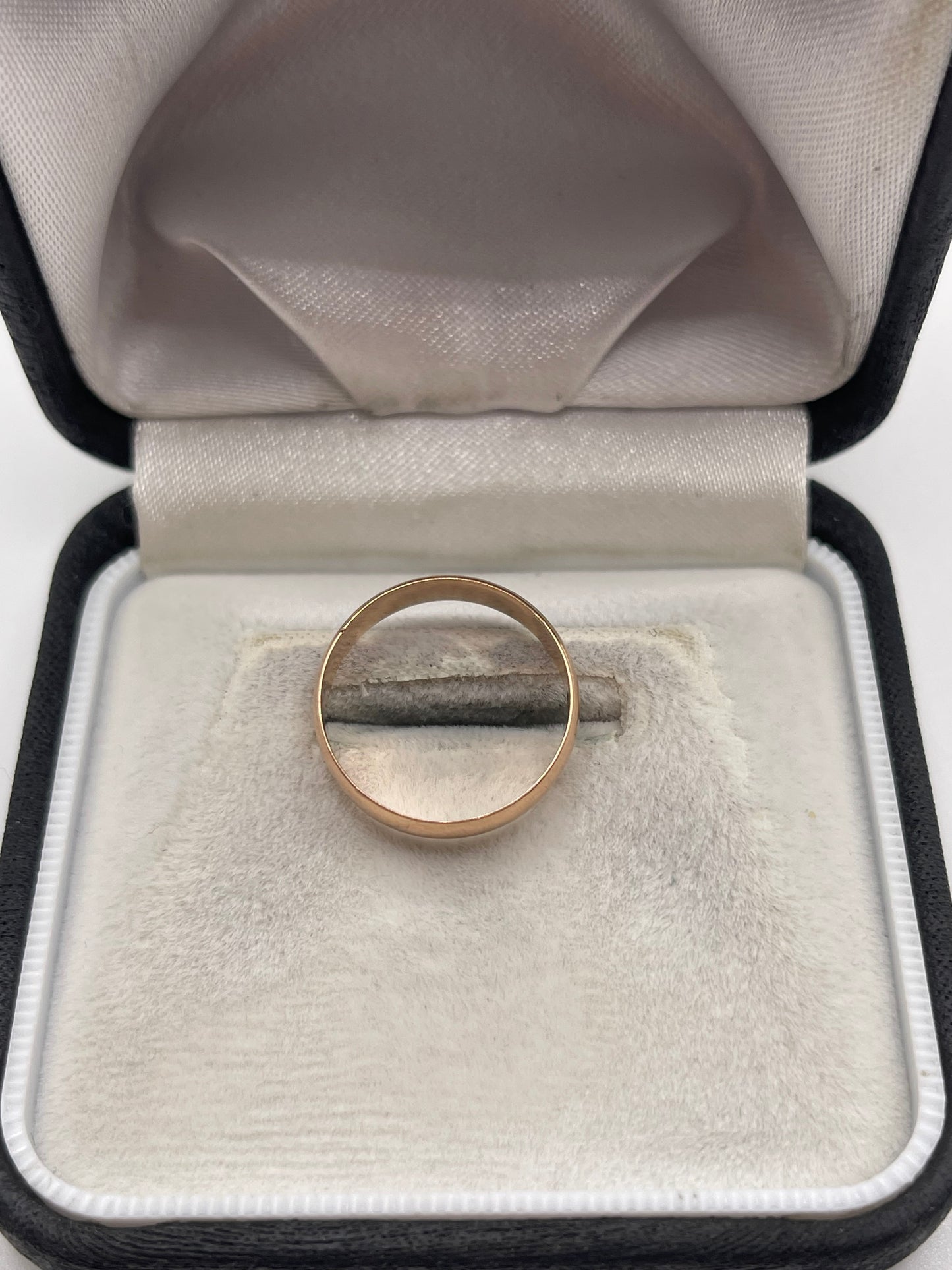 9ct rose gold band