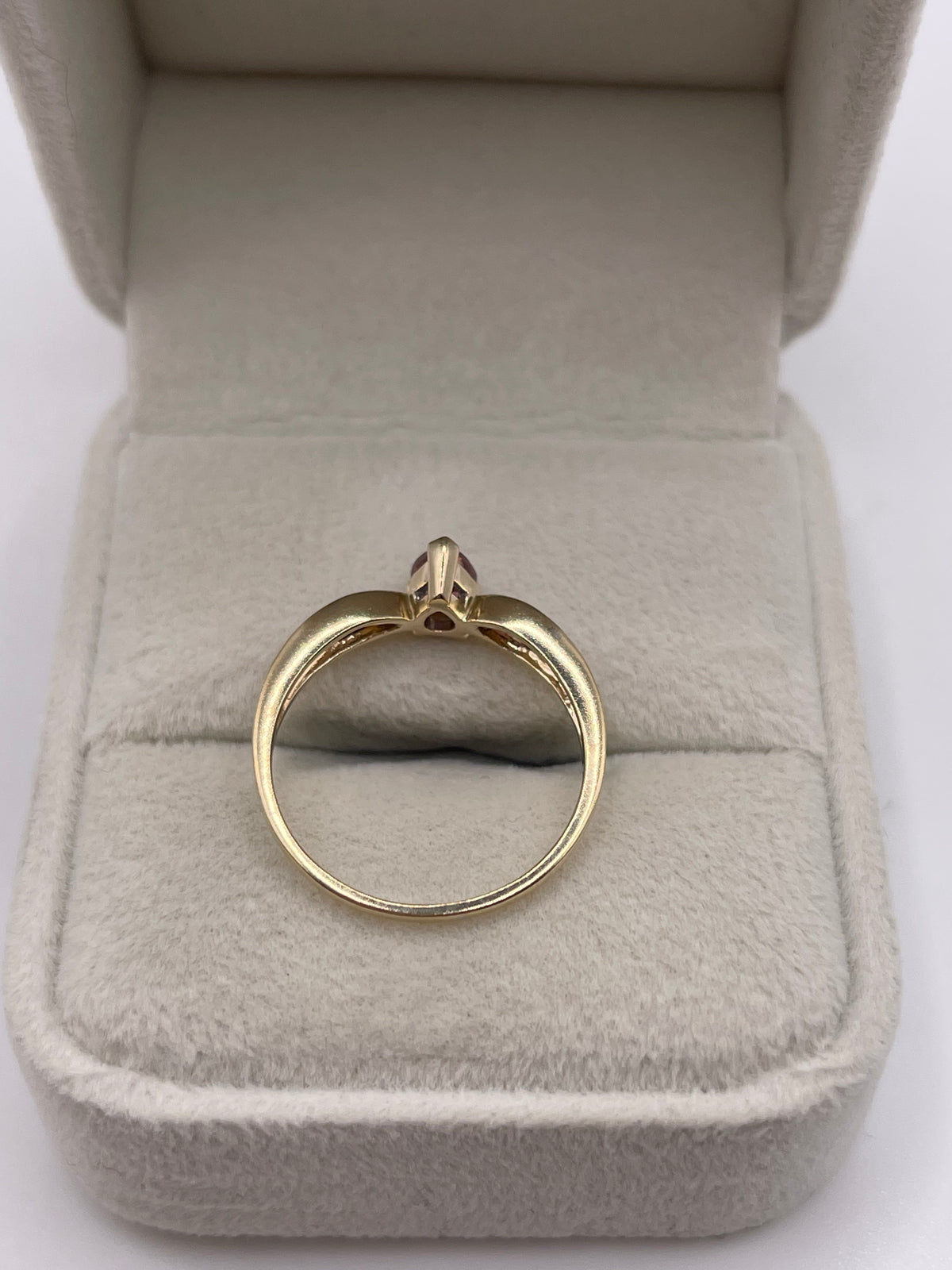 9ct gold tourmaline and diamond ring