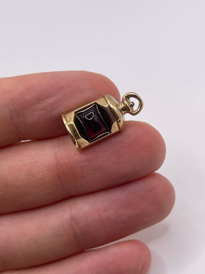 9ct gold lantern charm