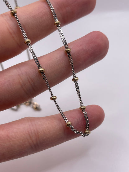 9ct two tone gold chain 197