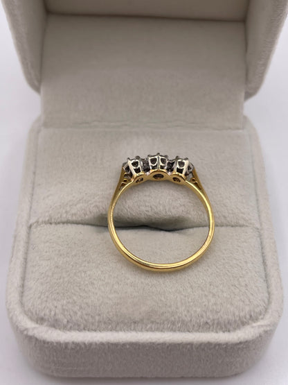 18ct gold diamond ring