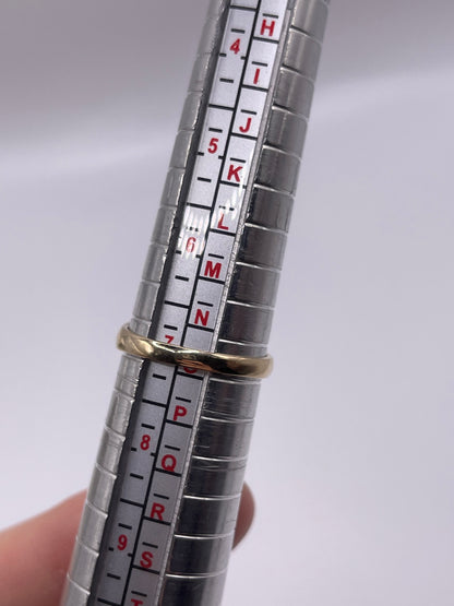 9ct gold peridot gypsy ring