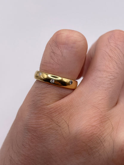 18ct gold diamond eternity ring