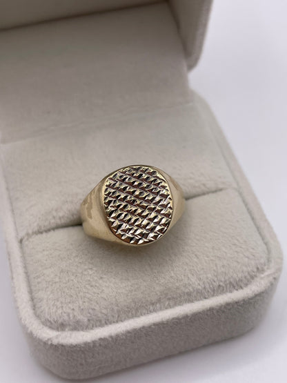 9ct gold signet ring