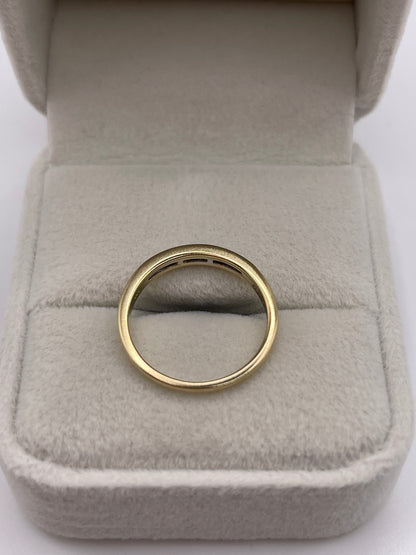 9ct gold diamond ring