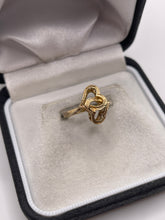 Load image into Gallery viewer, 9ct gold double heart ring
